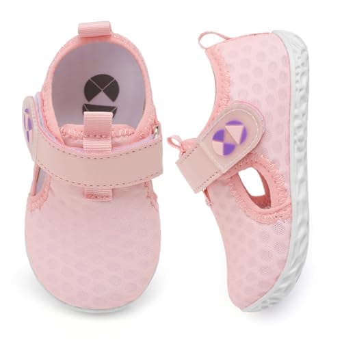Toddler Water Shoes for Girls Boys Kids Barefoot Swim Beach Aqua Socks Summer Sandals Breathable Quick Dry for Outdoor Water Sports Pool River 7-7.5 Toddler