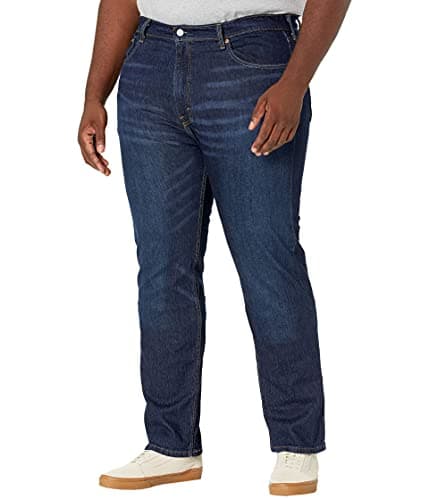 Levi's Men's 505 Regular Fit Jeans (Also Available in Big & Tall), Nail Loop Knot-Dark Indigo, 50W x 29L