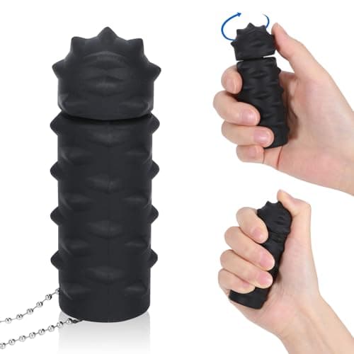Spiky Grip Fidget Spinner – Soft Silicone Pain Stim Fidget Tool for Teens & Adults – Sensory Tool for ADHD, Autism, Anxiety & Stress Relief – Great Gift for Office or Travel