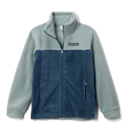 Columbia Youth Steens Mountain II Fleece Jacket, Crushed Blue/Everblue, Large