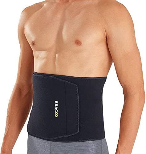 Bracoo Waist Trimmer Wrap for Men & Women Black