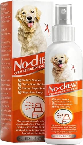 PLUS CABLE No Chew Spray for Dogs, 5.07 Oz Bitter Apple Spray for Dogs to Stop Chewing, Pet Deterrent Spray, Dog Anti Chew Spray for Furniture Protect, Prevent Dog Chewing Licking, No Bite & Marking