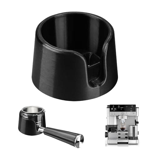 Coffee Tamper Base for Ninja Espresso Machine ES601 Handle,Portafilter Support Stand,Black Silicone Tamper Stand for Ninja Luxe Cafe Accessories,Protect the Filer