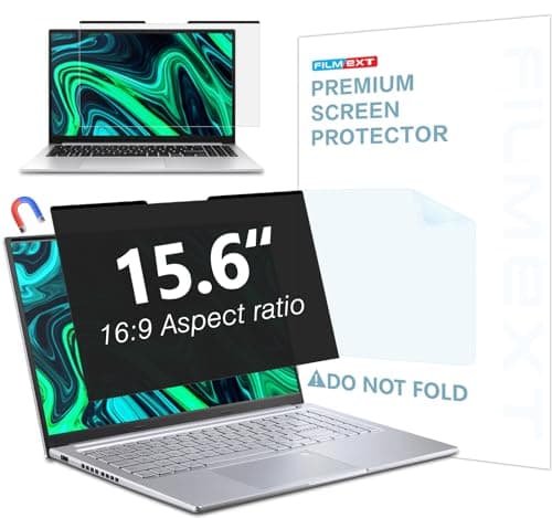 FILMEXT Magnetic Laptop privacy screen 15.6 inch for 16:9 Widedisplay