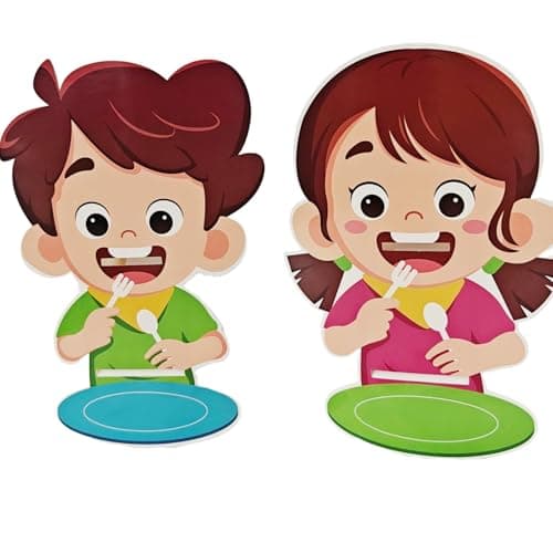 Foods Sorting Fun Box Foods Sorting Activity for Preschool Kindergarten Kids Fruits Vegetables Snack Preschool Learning Activity Game Homeschool Learning Educational Toy for Kids Teacher Supplies