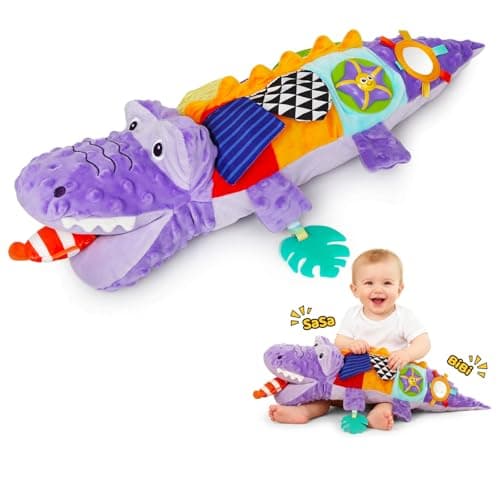 Musical Crocodile Tummy Time Sensory Baby Toy