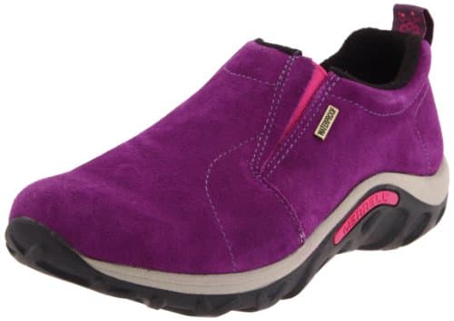 Merrell Kid's Jungle Moc Frosty Waterproof Moccasin, WINEBERRY, 4 M big kid