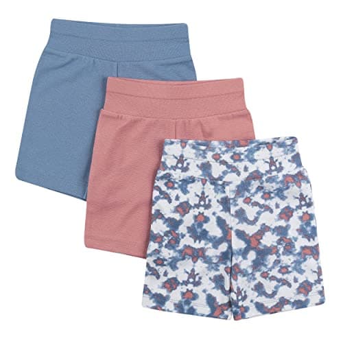 Hanes Baby Shorts, Hanes Ultimate Baby Flexy Knit Shorts, Baby Short Pants, Toddler Shorts, 3-Pack 0-6M