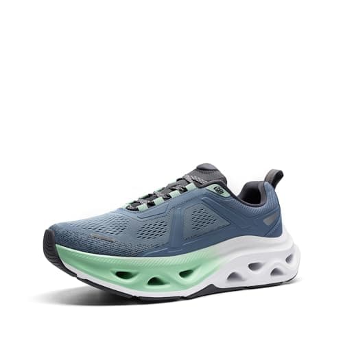 NORTIV 8 Men's Comfortable Walking Shoes MovePropel Athletic Breathable Gym Workout Tennis Jogging Cross Training Non Slip Fashion Running Sneakers,Size 8.5,Blue,SNWS247M