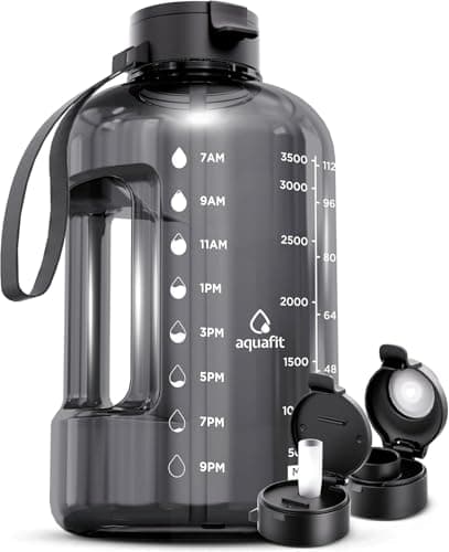 AQUAFIT 1 Gallon Water Bottle with Time Marker