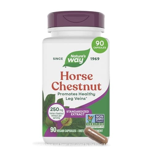 Nature's Way Horse Chestnut Extract, Supports Healthy Leg Veins*, 90 ct