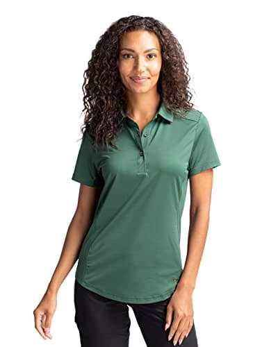 Cutter & Buck Womens Polo Shirt, Hunter, Small US