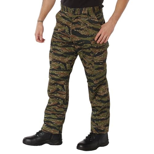 Rothco Tactical BDU Cargo Pants, Tiger Stripe Camo, 3XL