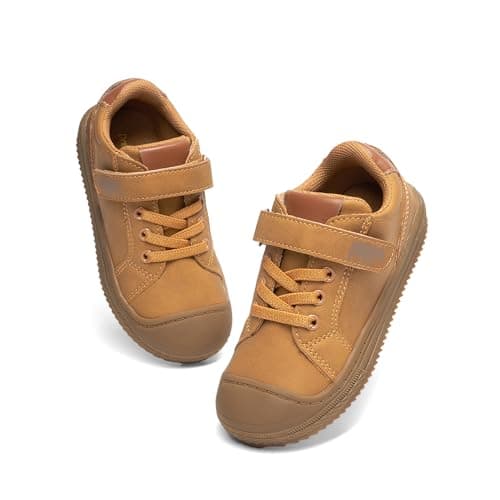 Dream Pairs Boys Girls Sneakers SDFS222K Casual Lightweight Kids Walking Skate Shoes Yellow Size 6 Toddler