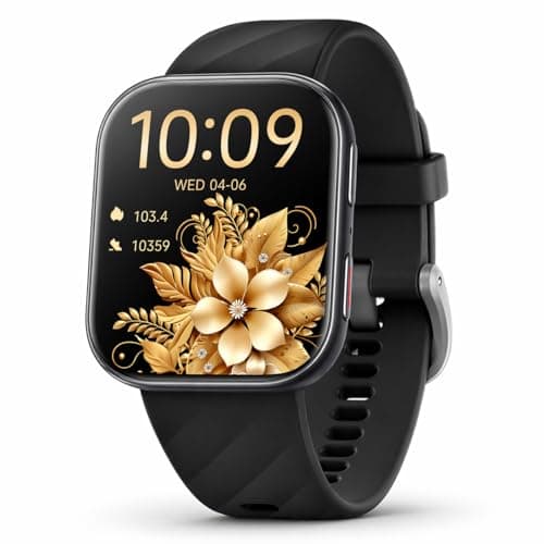 MorePro Health Fitness Tracker (Make/Answer Call), 24/7 Heart Rate Monitor with Blood Pressure, Blood Oxygen, Sleep Tracking, 120+ Sports Modes Smart Watch, Compatible with iOS Android