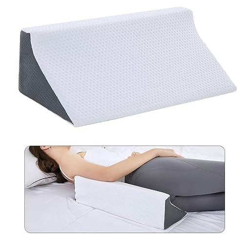 Touchutopia Wedge Pillow for Side Sleepers, Body Positioning Support