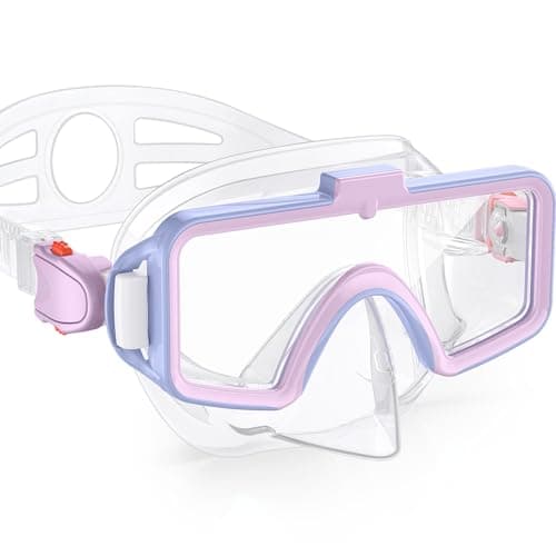 Kids Goggles with Nose Cover,Anti-Fog Swimming Goggles for Kids 6-14