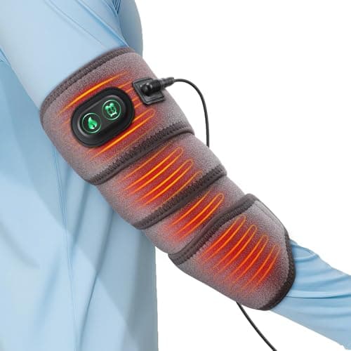 Heating Pad for Arm Elbow Leg, Heating Pad Arm Wrap for Pain Relief, HSA Approved Products Only, Breathable, 4 Heat Settings, 78.5" Cord, FSA Eligible Items