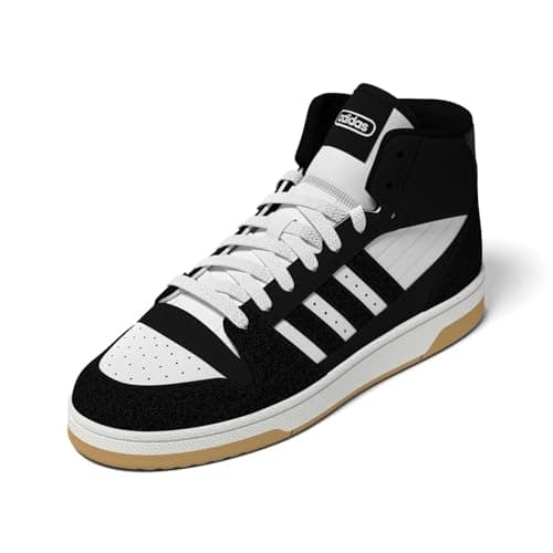 adidas Men's Turnaround Mid Top, Black/Black/Cloud White, 6
