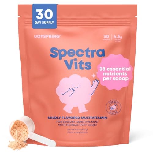 JoySpring Spectra Vits Kids Multivitamin Powder for Picky Eaters, Ages 4+