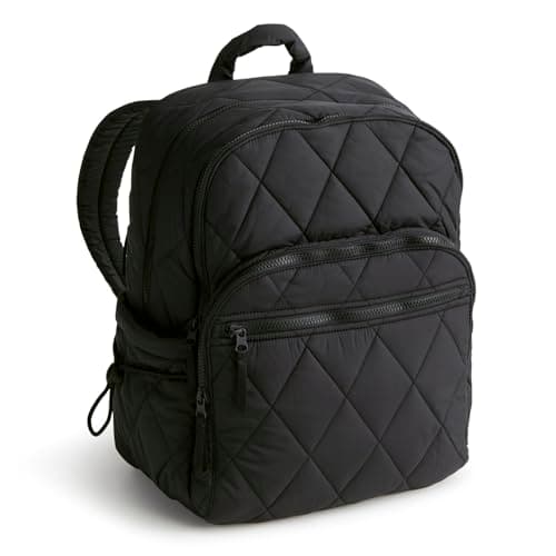 Vera Bradley Women's Featherweight Large Bancroft Backpack, Moonless Night, One Size