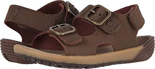 Merrell Boy's Bare Steps Sandal Sandal, brown, 060 Medium US Toddler