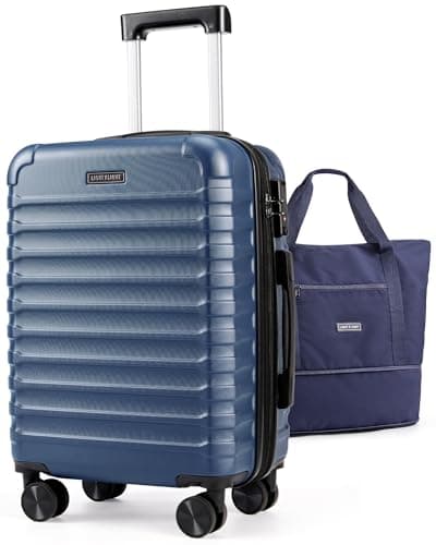 LIGHT FLIGHT Luggage Sets,Carry On Luggage 22x14x9, (DB/20),Royal Blue