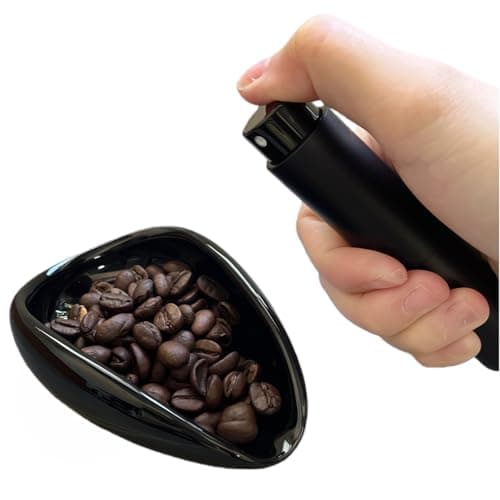 Breewenf Coffee Bean Dosing Cup and Spray Bottle Set, Mini Coffee Spoon Holder, Coffee Bar Accessories, Single Dose Measuring Tray Kit for Espresso
