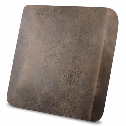 molasofa Leather Look Couch Cushion Covers, Stretch Sofa Cushion Covers for Sectional Armchair Protector,Replacement Seat Cushion Slipcovers, Machine Washable(1 Cushion Armchair, Light Brown)