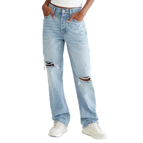 Aero Baggy Jean, Medium Wash, 8 Regular