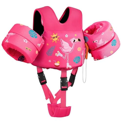 MoKo Toddler Swim Vest for 22-66lbs, Arm Floaties Water Wings for Pool
