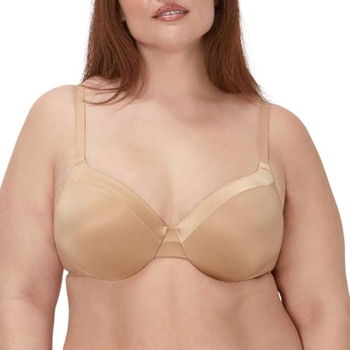 Maidenform Womens Comfort Devotion Underwire Bra, Full Coverage Convertible T-shirt Bras, Body Beige, 38B US