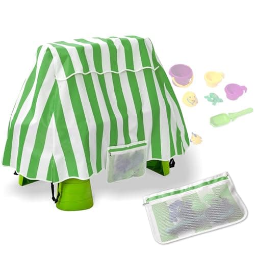 UNARK Water Table Cover with Storage Bag, Kids Water Table Cover for Water Table, Water Table Accessories , Waterproof Protective Covers for Outdoor (Green)
