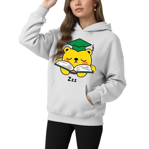 YARBCEN Womens Hooded Hoodies Sweatshirts - Long Sleeve Crewneck Sweaters With Pocket 2026 Fashion Spring Oversized Clothes