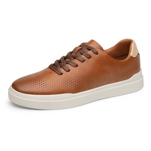 Bruno Marc Men's Casual Dress Sneaker Business Casual Shoes for Men Lightweight Breathable Fashion Sneakers WaveFlex CoreLux,Size 9.5,Brown,BMUMFN2520