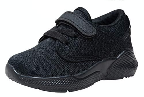 COODO Toddler Kid's Sneakers Boys Girls Cute Casual Running Shoes (6 Toddler,Graphite)