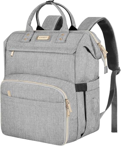 JCDOBEST Lunch Bag Backpack, Insulated Cooler Backpack Lunch Box Laptop Backpack for Women Men