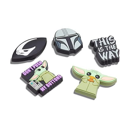 Crocs Unisex Jibbitz Characters Disney's The Mandalorian 5-Pack One Size