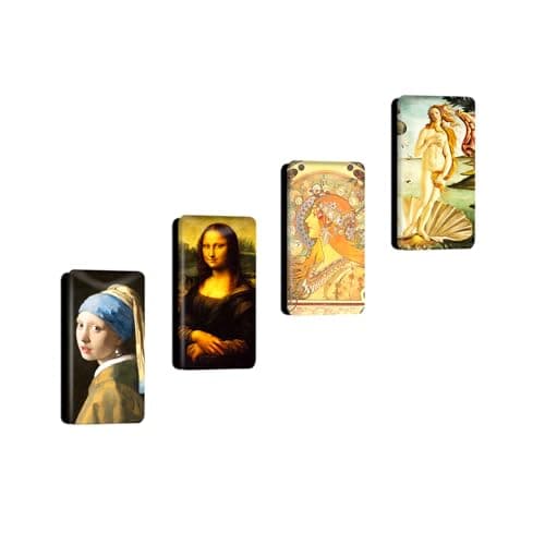 Decorative Art Magnet, Magnetic for Refrigerator, Office, Kitchen, Locker, Gifts for Art Museum Lovers (Mona Lisa) (4)