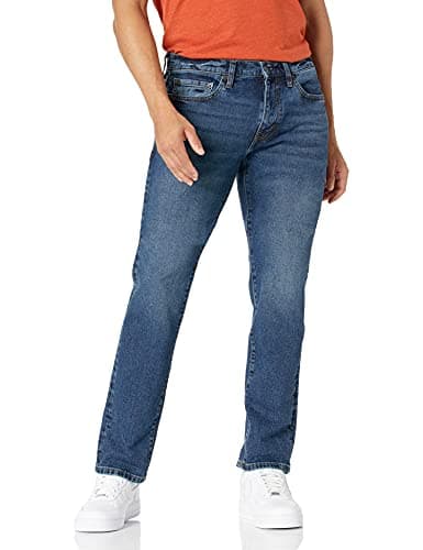 Amazon Essentials Men's Slim-Fit Jeans - Discontinued Colors, Vintage Wash, 30W x 34L