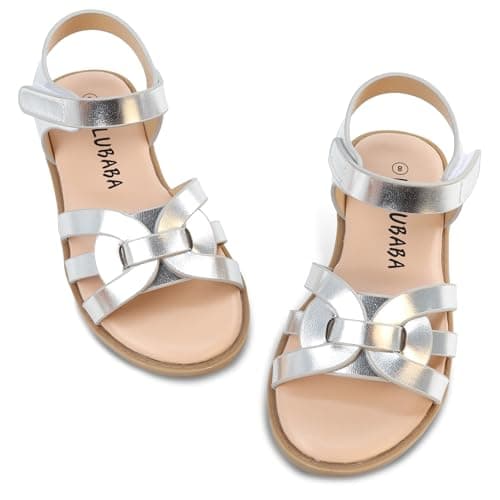 Wulubaba Toddler Girl Sandals Open Toe Strappy Summer Shoes