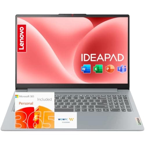 Lenovo IdeaPad Slim 3i • 15.6" FHD with Microsoft 365 Included • Intel N100 CPU • 4GB DDR5RAM • 128GB SSD • Windows 11