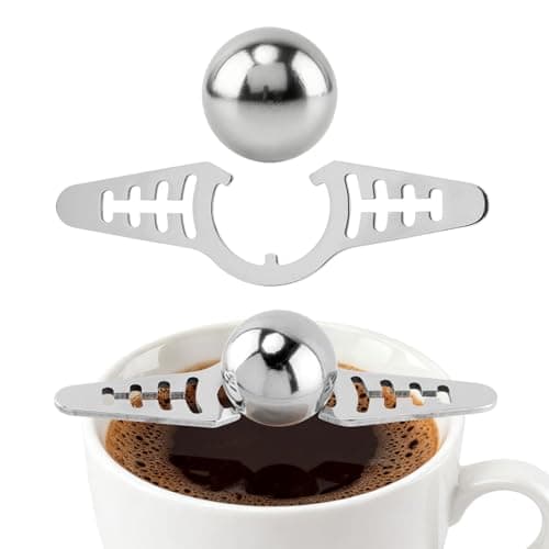 Espresso Cooling Ball Kit, Espresso Frozen Ball for Coffee, Stainless Steel Chilling-Ball for Bourbon, Scotch, and Cocktails