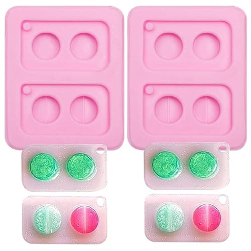 Medicine Pill Silicone Fondant Molds, Medicine Shaped Chocolate Mold for Making Pills Nurse Day Cake Decoration Candy Cupcake Topper Cake Polymer Clay Crafts Epoxy Resin