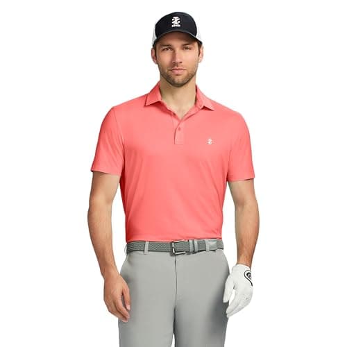 Izod Men's Swingflex Performance Mesh Polo, Dubarry, Small
