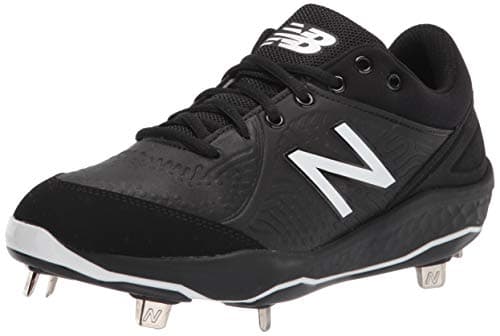 New Balance Men's Fresh Foam 3000 V5 Metal Baseball Shoe, Black/Black, 6.5