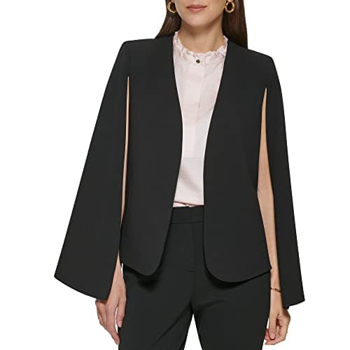 DKNY SUITS womens SUITS Cape,BLACK, L