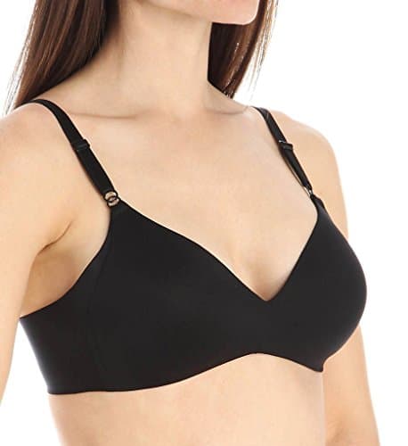Warner's Women's No Side Effects Wire-Free Bra Black, 38C