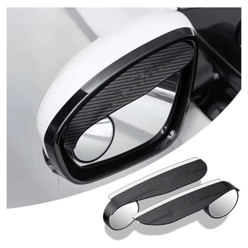 SHLZMMO Blind Spot Mirror for Honda HR-V 2016–2022 RU / 2023–2025 2026 ZR-V, Side Mirror Rain Guard Combo, Exterior Wide Angle Convex Lens with Visor for Visibility and Safety
