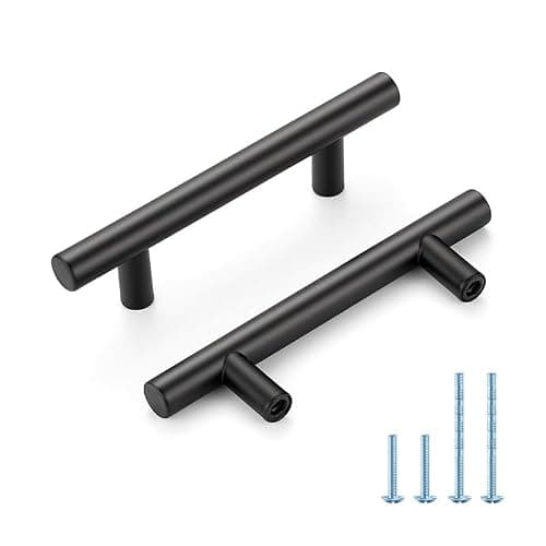 HOME EDIT Matte Black Cabinet Handles, Drawer Pulls, 3 Inch, 30 Pack